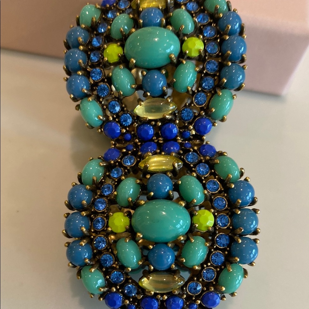 Stella & Dot Sardinia Blue and Gold Bracelet - Picture 7 of 7